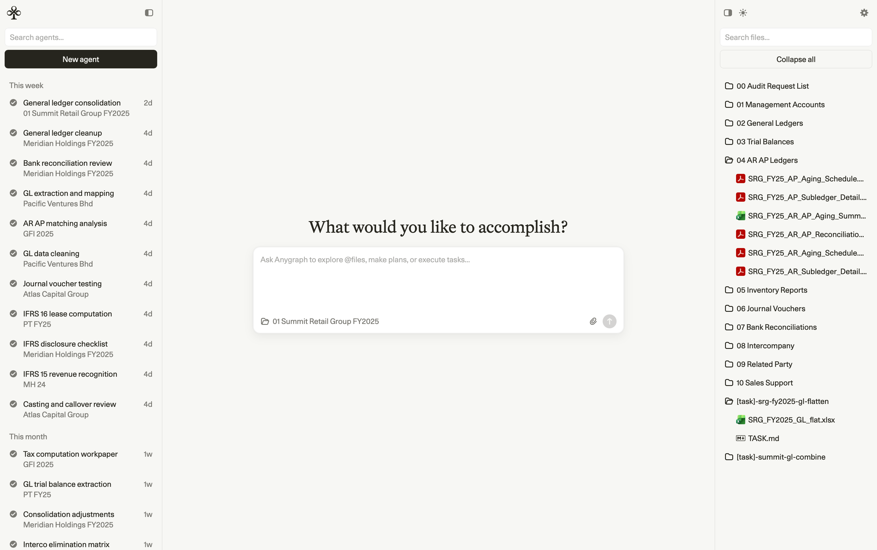 Anygraph app screenshot